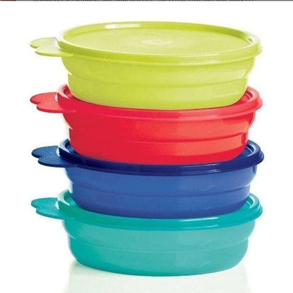 Tupperware Dining Tupperware Microwavable Cereal Bowls With Lids